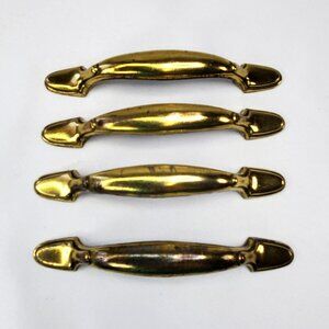 Vintage Brass Drawer Pull Handles 4 KBC N19111 Durable Design 5" Length READ